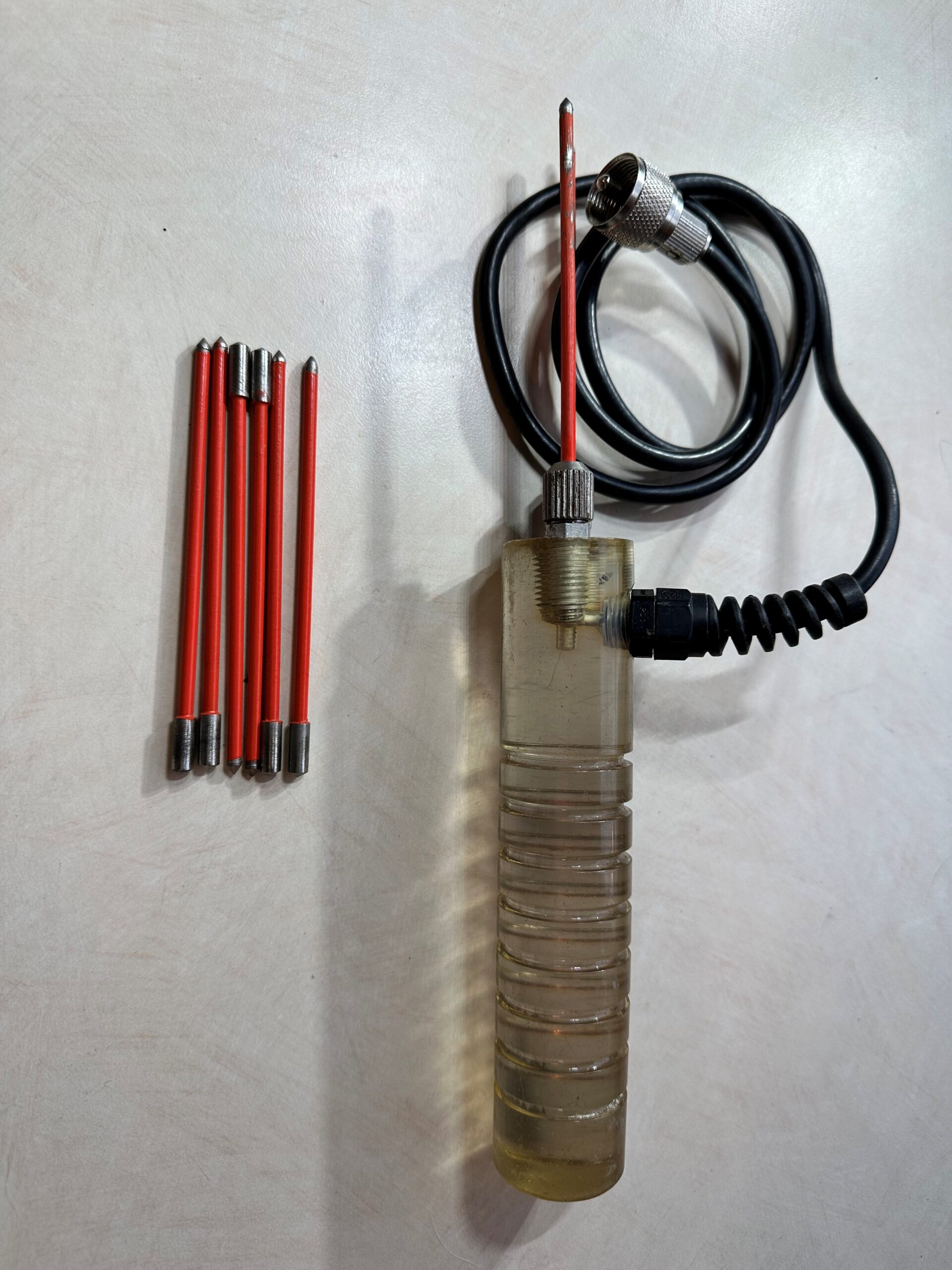 Delmhorst Handle with Probe Pins for Moisture Detector