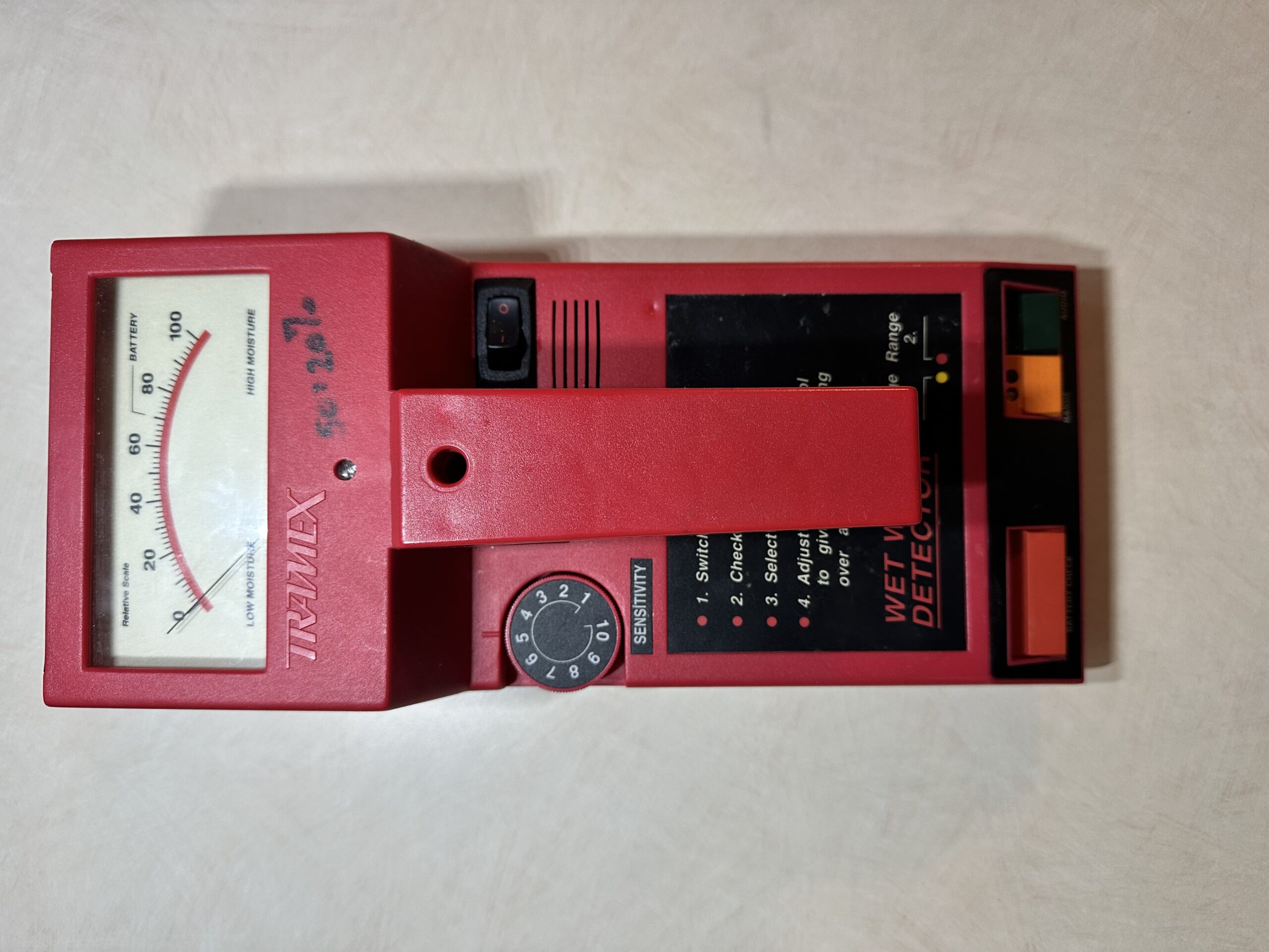 Tramex Red Wet Wall Detector