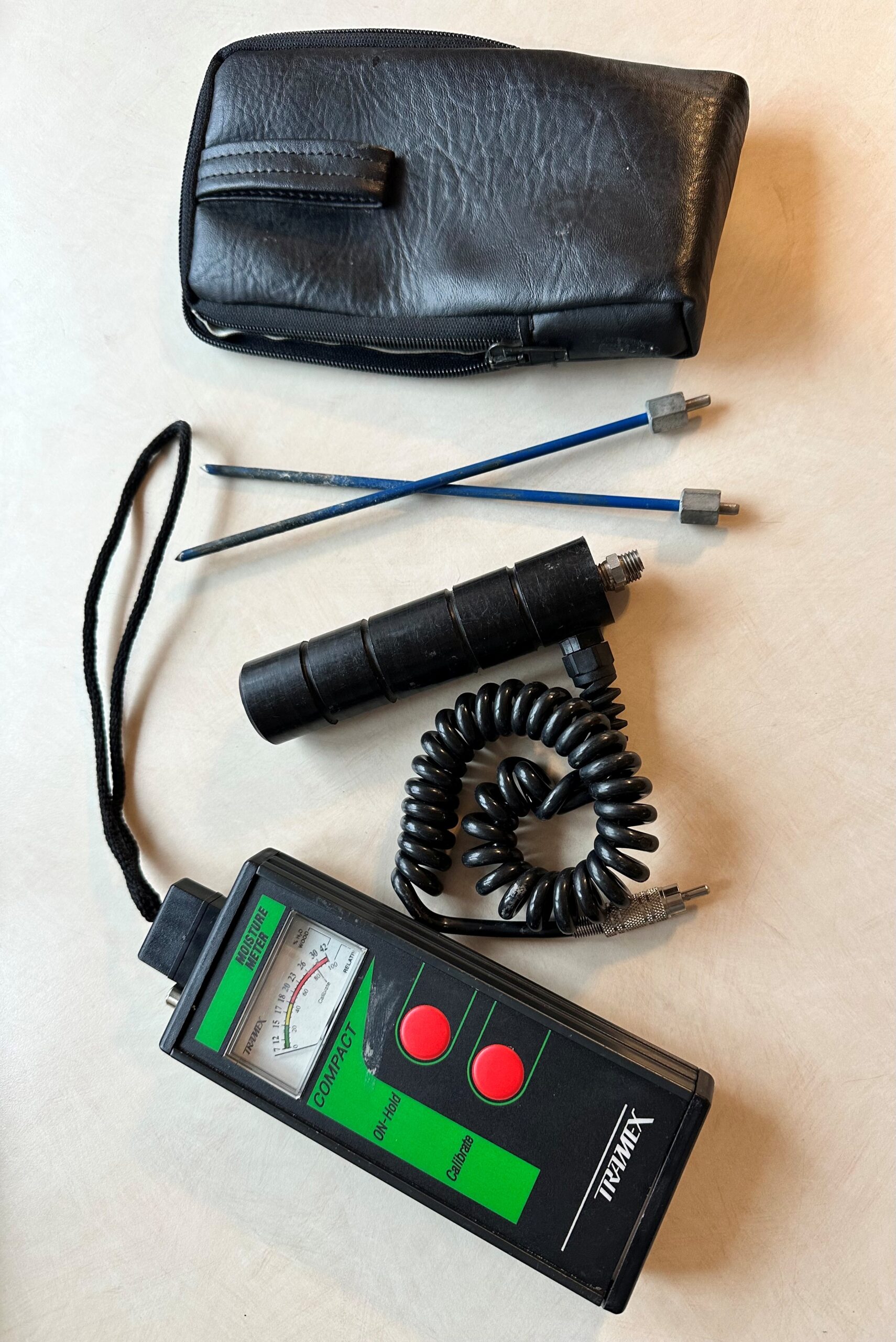 Tramex COM (Compact) Analog Wood Building Moisture Meter W/Probes