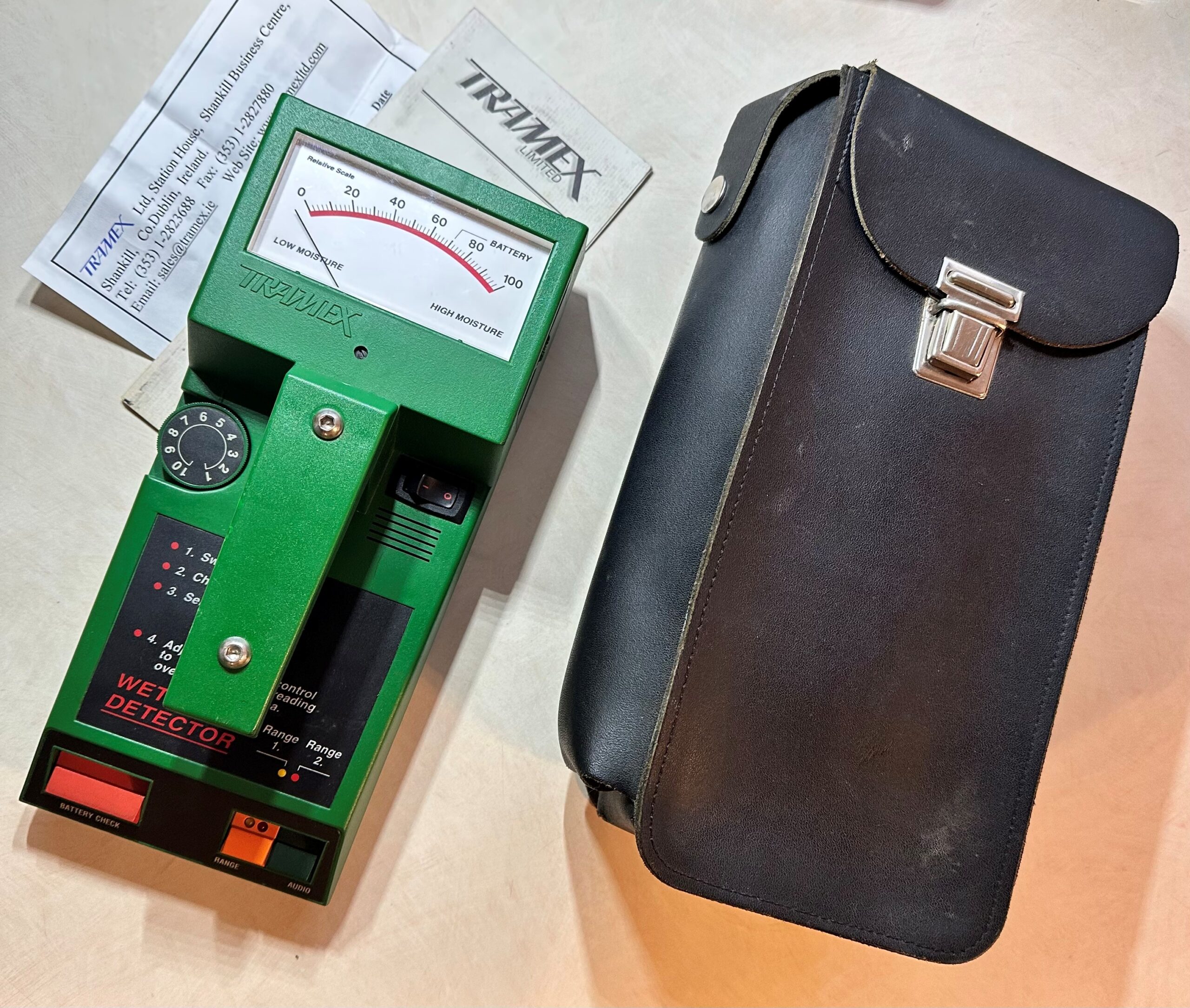 Tramex Green Wet Wall Detector
